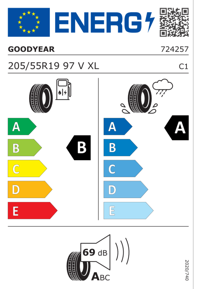 Goodyear EfficientGrip Performance 2 205/55 R19 97V XL - Afbeelding 6